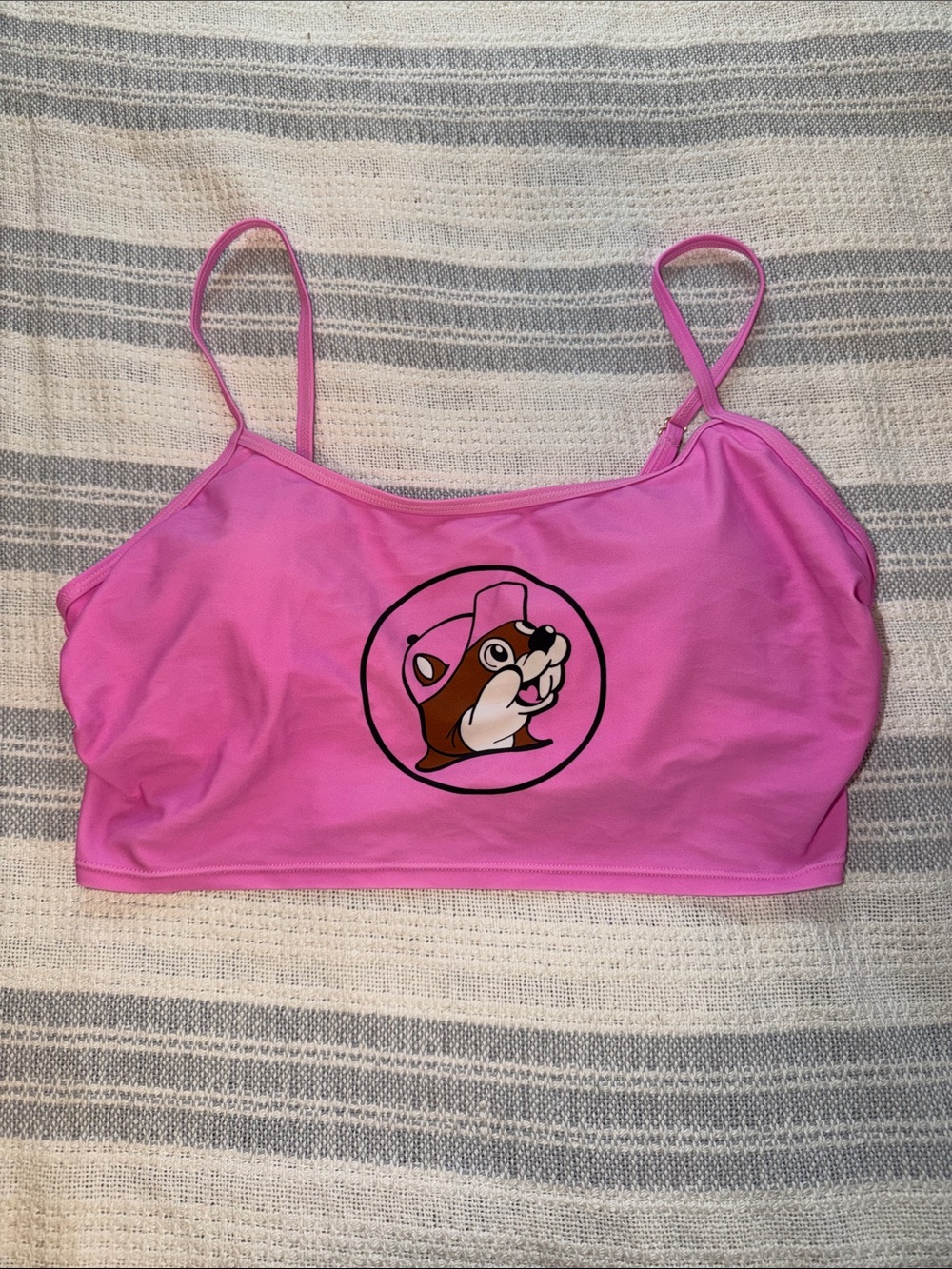 Pink Buc-ee’s Beaver Bikini Top